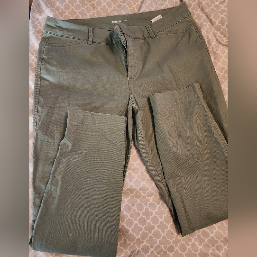 Pixie Pants - Old Navy, Olive green, size 10